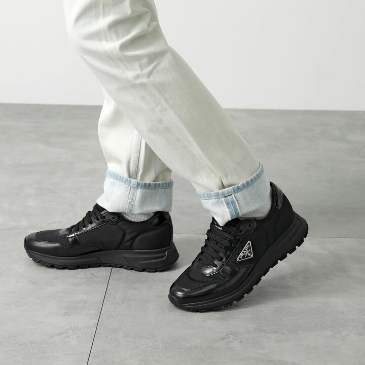 楽天市場】PRADA プラダ スニーカー 2EE369 3LF5 メンズ ローカット Re  