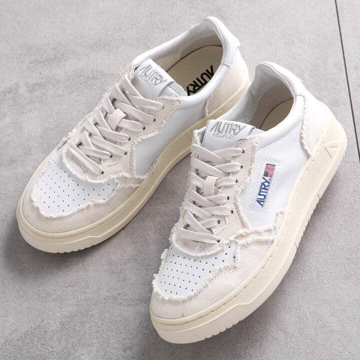 楽天市場】AUTRY オートリー スニーカー MEDALIST LEATHER CANVAS AULW 