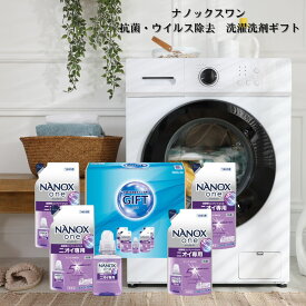 ライオン ナノックスワン ニオイ専用 抗菌・ウィルス除去 洗濯洗剤ギフトセット SNG-30 快気祝 快気内祝 内祝 ナノックス 洗剤ギフトセット 洗剤ギフト 出産内祝い お礼 香典返し ニオイゼロへ
