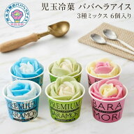 【200円OFFクーポン対象】 ババヘラ アイス バラ盛カップ カラフルアイス セット 6個 児玉冷菓 シャーベ…