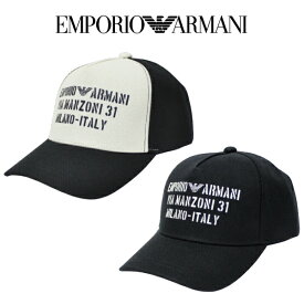 【春夏 国内正規】エンポリオ アルマーニ【EMPORIO ARMANI】ベースボールキャップ　帽子　unisex　 男女 627865