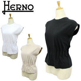 【春夏 国内正規】ヘルノ【HERNO】【レディース】　Tシャツ　ノースリーブJG0005D