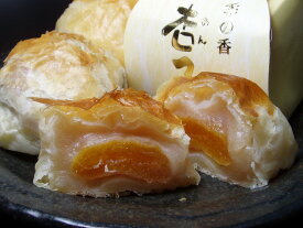 【手作りの和菓子屋】サクサクのパイ皮に、甘酸っぱい杏と白餡　パイ饅頭（杏）6個入【marutaya】【RCP】まるたや