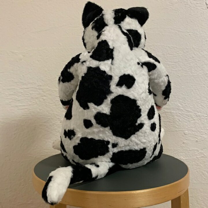 楽天市場】カドリー ねこ ぬいぐるみ バジル2 ホルスタイン柄【Cuddly 