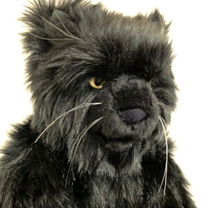 カドリー ねこ ぬいぐるみ 茶々丸2 黒猫【Cuddly/Chachamaru/ヌイグルミ/ねこぬいぐるみ/高級ぬいぐるみ/日本製ぬいぐるみ/カドリーぬいぐるみ/猫/ネコ/日本製】