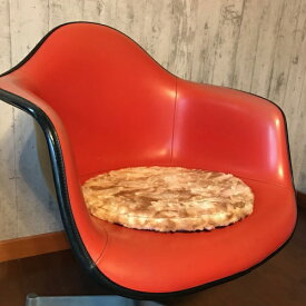 ファークラフト　ラウンドシートクッション　ラブ（うさぎ）FUR CRAFT RAB C5051-102【クラフトホリック／CRAFTHOLIC／シートクッション／チェアパッド／CHAIR PAD】【楽ギフ_メッセ入力】