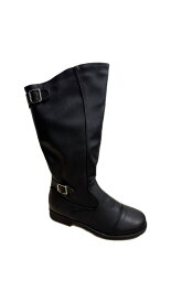 特攻ブーツ　セール品【エンジニアブーツ】 【ワークブーツ】【ライダーブーツ】黒色　メンズライダー　 レディースエンジニア　大きいサイズ