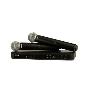 SHURE �wBLX288/B58�x���u�^�A2ch��M�@��BETA 58A�}�C�N�w�b�h�̃n���h�w���h�^���M�@2�{���Z�b�g�ɂ����p�b�P�[�W�y�݌ɂ���̏ꍇ1~3�c�Ɠ��ŏo�׉\�z
