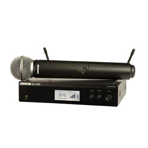 SHURE 『BLX24R/SM58』ラックマウント型受信機とSM58ハンドヘルド型送信機をセットにしたパッケージ【在庫ありの場合1~3営業日で出荷可能】