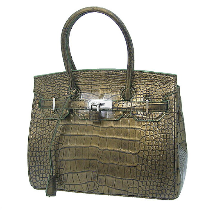 楽天市場】クロコダイル CROCODILE ハンドバッグ ヘンローン 35cm YB 