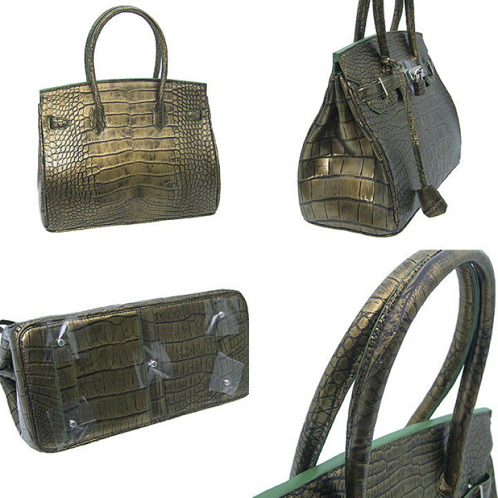 楽天市場】クロコダイル CROCODILE ハンドバッグ ヘンローン 35cm YB 