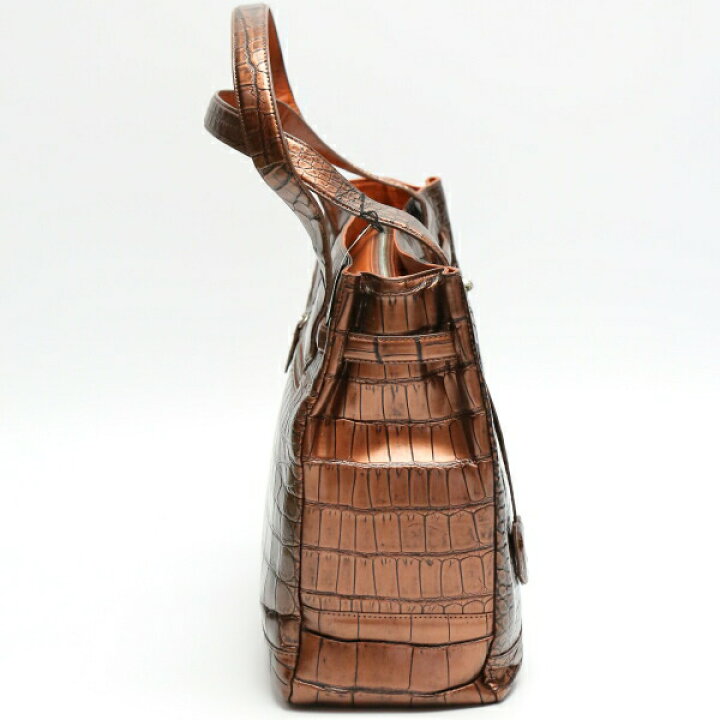 楽天市場】クロコダイル CROCODILE トートバッグ メタリック カデナ 