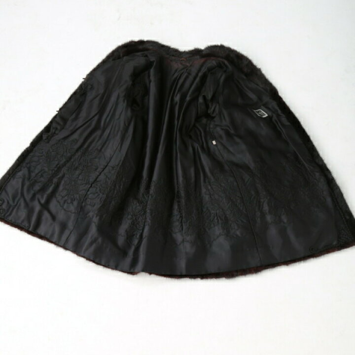 楽天市場】毛皮コート SAGAミンク 13号 ファーコート ダークブラウン  