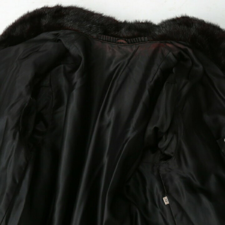 楽天市場】毛皮コート SAGAミンク 13号 ファーコート ダークブラウン  