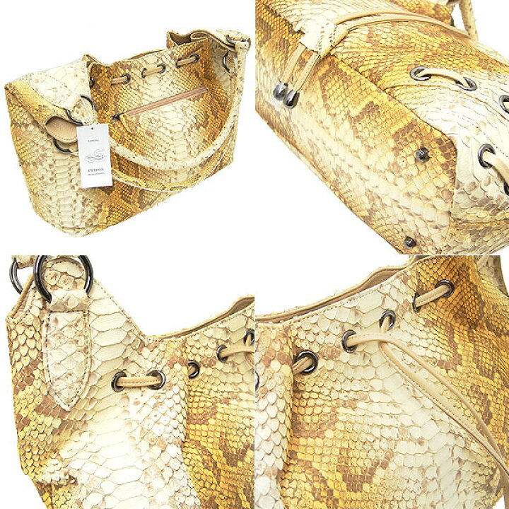 楽天市場】パイソン Python ショルダーバッグ ダイヤモンドパイソン lb 
