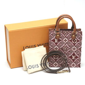 ルイヴィトン LOUIS VUITTON ショルダーバッグ プティット・サックプラ ジャガード レザー モノグラム レザー M69846 レッド LV 【SS】 【中古】