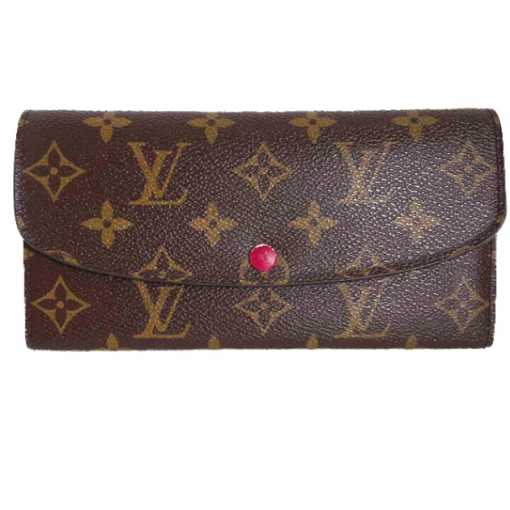 楽天市場】ルイヴィトン LOUIS VUITTON 長財布 フューシャ モノグラム 