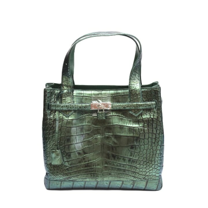 楽天市場】クロコダイル CROCODILE ハンドバッグ メタリック 3983 