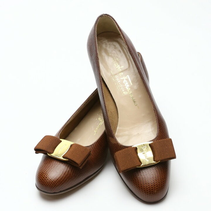 楽天市場】サルヴァトーレフェラガモ Salvatore Ferragamo パンプス 5 