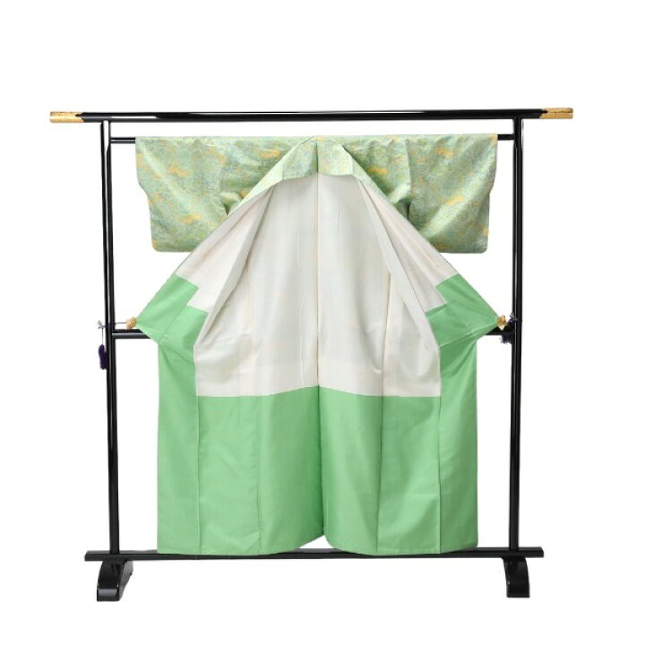 楽天市場】その他着物 着物 和服 細長着 シルク 若葉色 【H】 【中古 