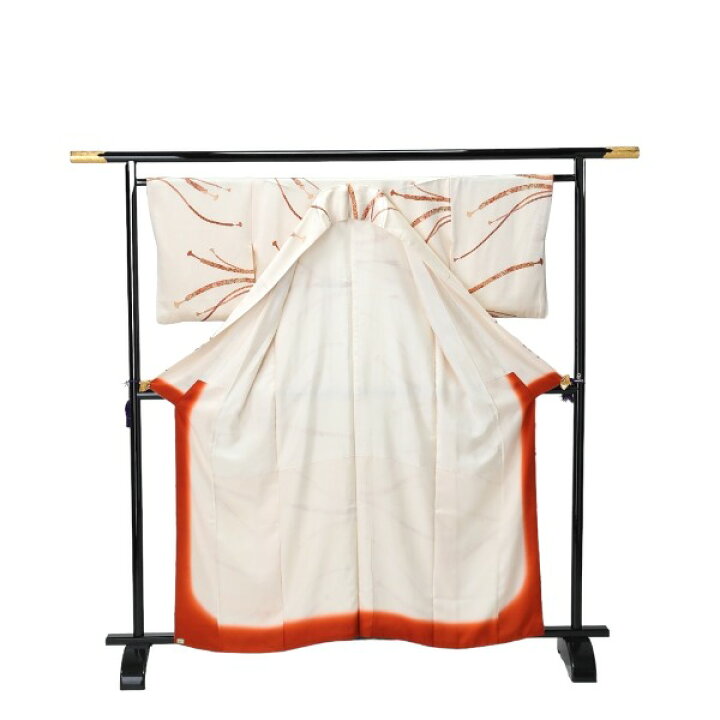 楽天市場】その他着物 着物 和服 袷長着 リンズ ベージュ 【H】 【中古 