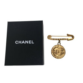 シャネル CHANEL ブローチ ココマーク アンティーク GP ゴールド 【SS】 【中古】