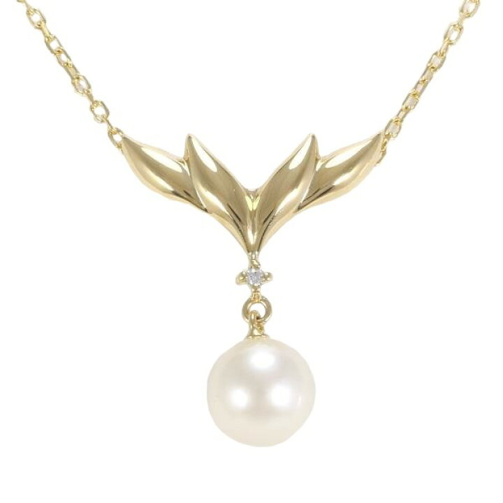 楽天市場】ミキモト MIKIMOTO ネックレス ダイヤ パール K18 K18 