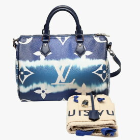 ルイヴィトン LOUIS VUITTON ショルダーバッグ かばん エスカル スピーディバンドリエール30 M45146 ブルー LV 【SS】 【中古】