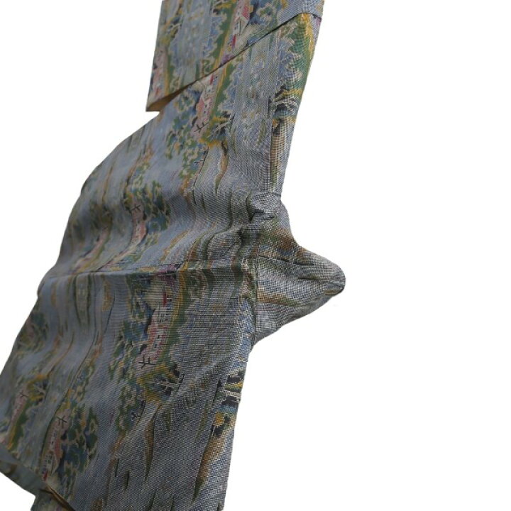 楽天市場】訪問着・付下 着物 和服 長着 大島 グリーン系 【H】 【中古 