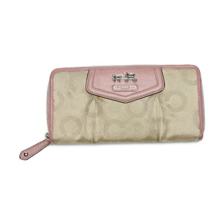 楽天市場】コーチ COACH 長財布 ラウンドファスナー キャンバス 長財布 