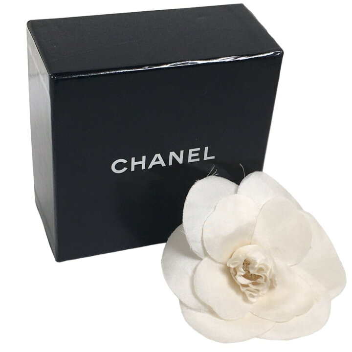 楽天市場】シャネル CHANEL ブローチ カメリア 箱付き コサージュ 