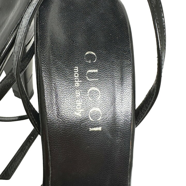 楽天市場】グッチ GUCCI サンダル サンダル パテント #36C 23cm Not 