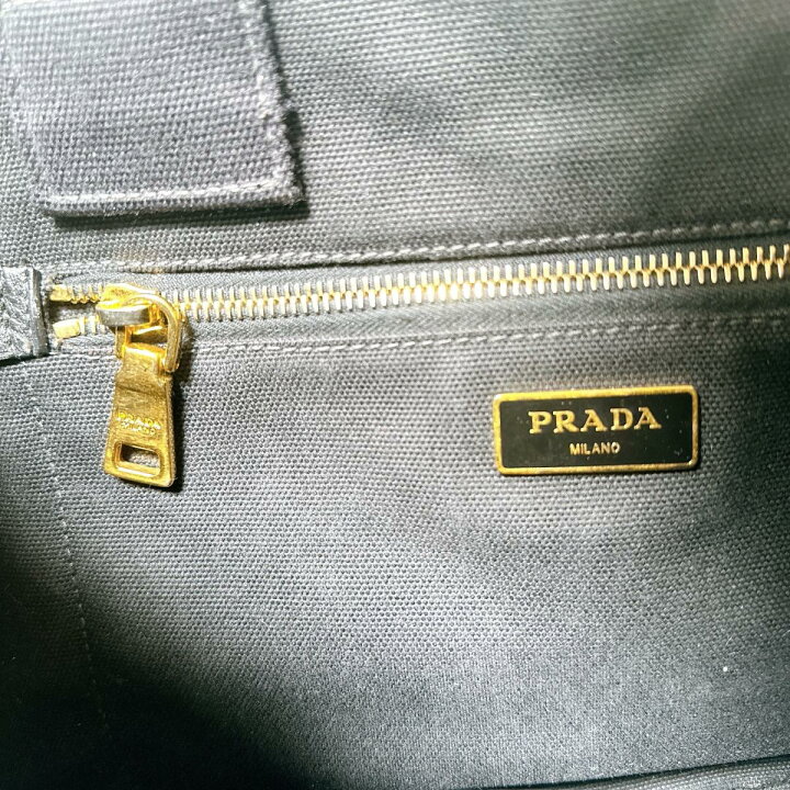 楽天市場】プラダ PRADA トートバッグ Lサイズ カナパGM キャンバス 
