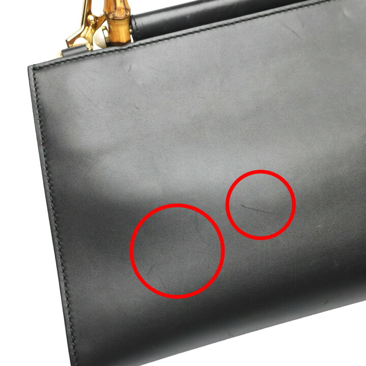 楽天市場】グッチ GUCCI ハンドバッグ バンブー レザー 2wayバッグ 