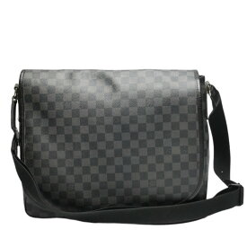 ルイヴィトン LOUIS VUITTON ショルダーバッグ ショルダーバッグ ダミエグラフィット ダニエルGM レザー N58033 ブラック LV 【SS】 【中古】