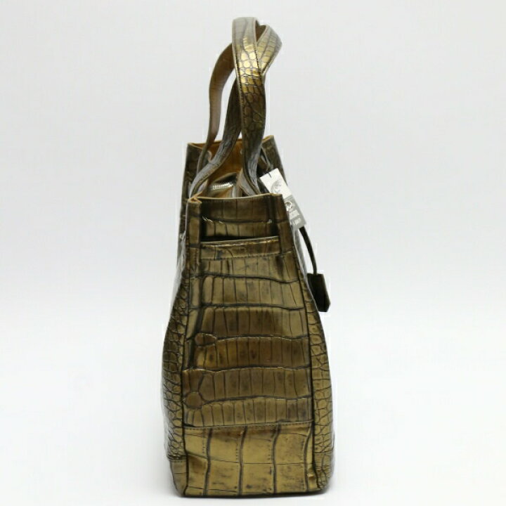 楽天市場】クロコダイル CROCODILE トートバッグ メタリック 