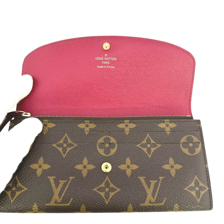 楽天市場】ルイヴィトン LOUIS VUITTON 長財布 フューシャ モノグラム  