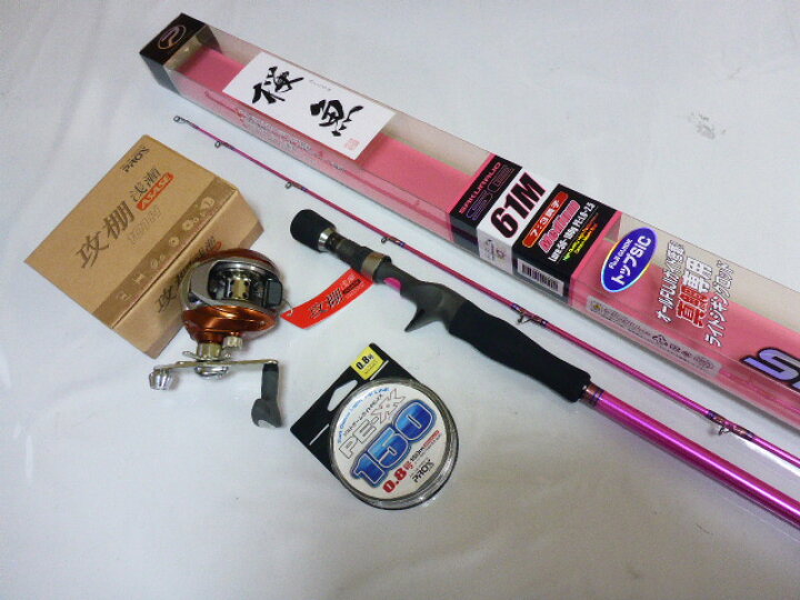 楽天市場 Prox プロックス 桜魚se61m真鯛専用ロッド 攻棚浅瀬101h 左ハンドル Pe Xx 0 8号150m セット Mto