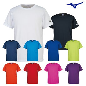 【メール便可】ミズノ Tシャツ メンズ レディース ジュニア ドライ 袖ロゴ 32JA8156 トレーニングウエア