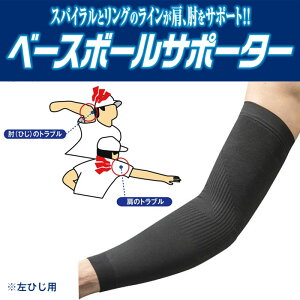 【メール便可】野球 スローイングサポーター 左ひじ用 ミズノ 12JY5X03 着けるだけでテーピングを付けた時と同じように肩 肘をサポート 12JY5X0309