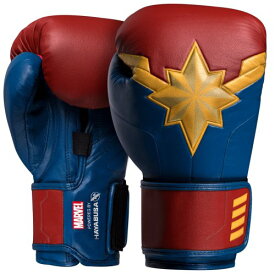 【取寄せ商品】 HAYABUSA [ハヤブサ]　MARVEL / マーベル　キャプテンマーベル　ボクシンググローブ ／ Captain Marvel Boxing Gloves　／　正規品 12oz 16oz 12オンス 16オンス 限定品 コラボ マジックテープ式 ミット打ち スパーリング トレーニング メンズ レディース