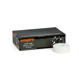 Empire Protape [エンパイア プロテープ]　　箱売り/ボックス　GYMテープ（白） 2.5cm×13m　 BOX（12ロール入り）／ フィンガーテープ　テーピングテープ バンデージ バンテージ 試合用テープ スポーツテープ 総柄 ロゴ柄 総合格闘技 ボクシング キックボクシング MMA UFC