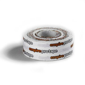 Empire Protape [エンパイア プロテープ]　　単品　ロゴ　2.5cm×13m（1ロール）／ フィンガーテープ テーピングテープ バンデージ バンテージ 試合用テープ スポーツテープ バラ売り 白 ホワイト 総柄 ロゴ柄 総合格闘技 ボクシング キックボクシング ブラジリアン柔術 MMA
