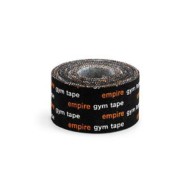 Empire Protape [エンパイア プロテープ]　　単品　GYMテープ（黒） 3.8cm×13m（1ロール）／ フィンガーテープ テーピングテープ バンデージ バンテージ 試合用テープ スポーツテープ バラ売り 黒 ブラック 総柄 ロゴ柄 総合格闘技 ボクシング キックボクシング MMA UFC