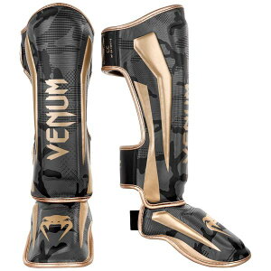 VENUM [Fk]@VK[h@Elite - G[g i_[NJ/S[hj^ Shinguards - Dark Camo/Gold@^@Ki K[X ˓ ˂ ˃K[h ˃pbh veN^[ h Ռz 