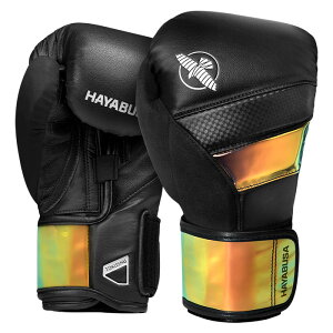 HAYABUSA [�n���u�T]�@T3 �{�N�V���O�O���[�u�i�u���b�N/�Ό��p�[���j�^ Boxing Gloves - Black/Iridescent�@�^�@���K�i 10�I���X 12�I���X 14�I���X 16�I���X �}�W�b�N�e�[�v�� �X�p�[�����O�O���[�u �p��