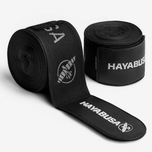 HAYABUSA�m�n���u�T�n�@�f���b�N�X �n���h���b�v 4.5m�i180�C���`�j�u���b�N �i�y�A�j�^ Deluxe Hand Wraps - Black�@�^�@���� ���K�i �o���f�[�W �o���e�[�W �T�|�[�^�[ �C���i�[�O���[�u �����i���Z 