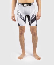 総合格闘技 ■ VENUM [ヴェヌム]　UFC - バーリトゥード ショーツ　Pro Line - プロライン（白）／Vale Tudo Shorts 　VENUM ヴェナム UFC ONE MMA 総合 格闘技 キック ボクシング コンプレッションショーツ ボクシングウェア インナー スパッツ アンダーウェア