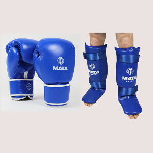 MAZA [}U]@G^CX^C {NVOO[uVK[h Zbg ^ Muay Thai Style Boxing Glove  Shinguards Set^ 14IX 16IX }WbNe[v ˃pbh  T|[^[ veN^[ 