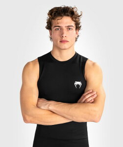 VENUM [Fk]@X[uX bVK[h@Re_[i/j^ Contender Rashguards Sleeveless - Black/White ^g[jOEFA K TVc zTVc z RvbVV